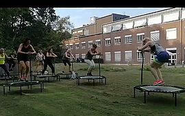 Jumping Fitness im Therapiezentrum Volmarstein Outdoor Jumping Fitness im Therapiezentrum Volmarstein