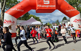 Mehr als 200 Sportbegeisterte starteten beim sechsten Brückenlauf in Wetter Ein tolles Sportereignis für alle