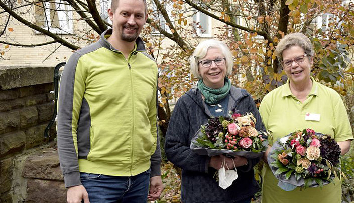 Verabschiedung Foto: Philipp Zaydowicz, Anette Heimann, Patricia Ehrenthal