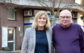 Dr. Andrea Düchting und Dr. Andreas Deppe vom MVZ Witten Staffelstabübergabe im Medizinischen Zentrum Witten