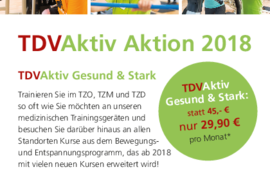 TDVAktiv Aktion 2018 - Ihr Sommerangebot!